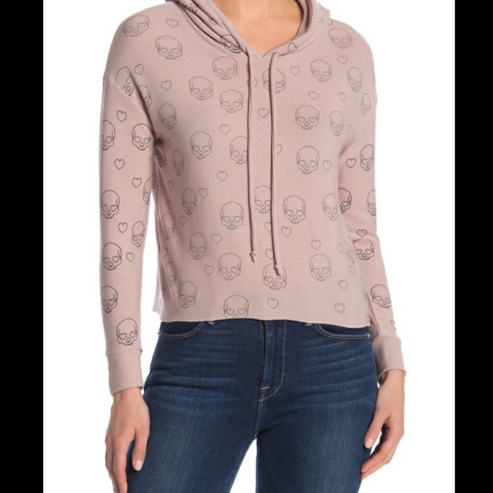 Chaser Skull and Heart Hoodie